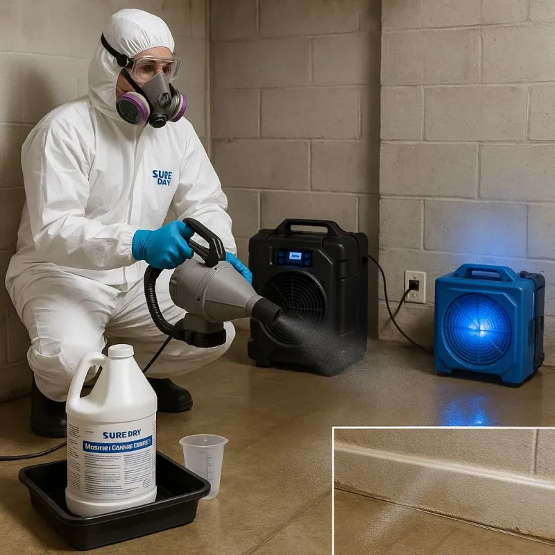 Sanitization and Odor Removal process in Pine Island, TX