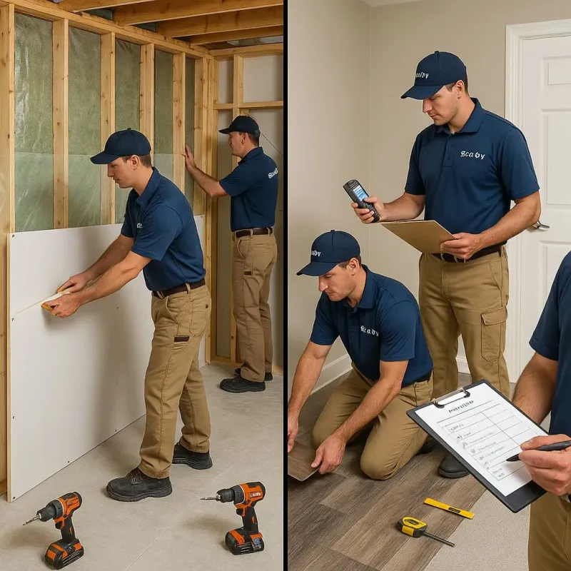 Repairs and Reconstruction process in Pine Island, TX