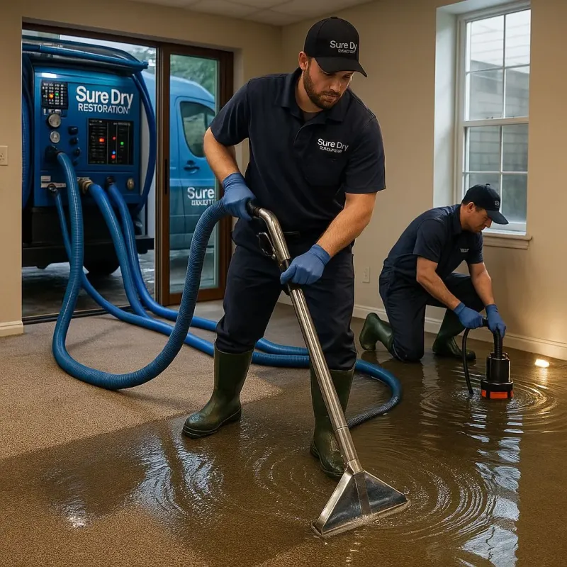 Water Extraction and Removal process in Pine Island, TX